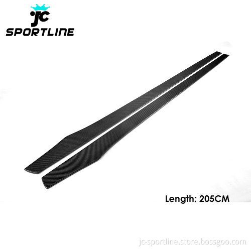 205CM Carbon Fiber Side Skirts for Audi S3/S4/S5/S6/S7 and RS Models